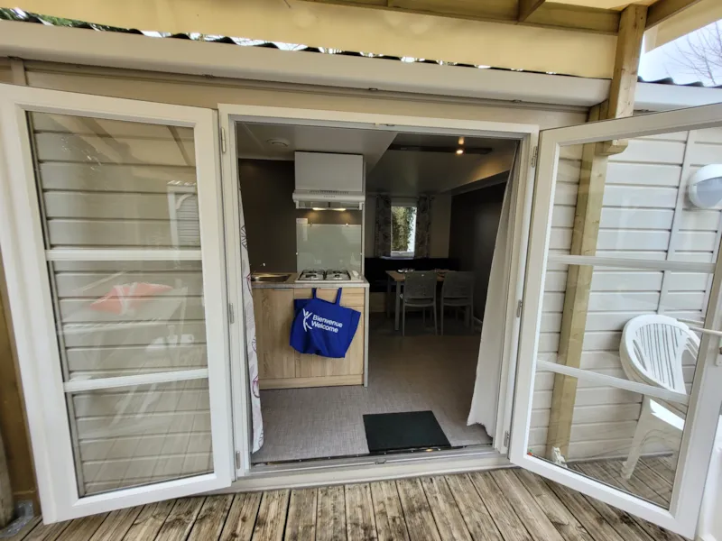 Mobilhome Happy 26M² Confort+ - 2 Chambres + Terrasse Couverte + Tv