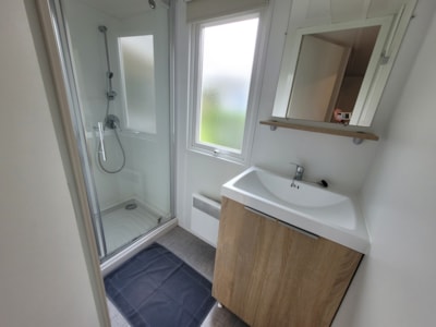Mobilhome Happy 26m² CONFORT+ - 2 bedrooms + covered terrace + TV — 6