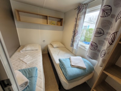 Mobilhome Happy 26m² CONFORT+ - 2 bedrooms + covered terrace + TV — 7