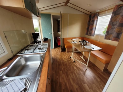Mobile-home Smally STANDARD 21m² - 2 bedrooms + covered terrace (without TV) — 5