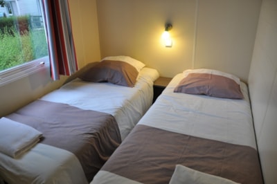 Mobile-home Family 29m² COMFORT - 3 bedrooms + sheltered terrace + TV — 7