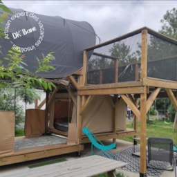 Location - Nouveaute // D’Tente Dkbane 12M² Insolite  - 1 Chambre + Terrasse (Sans Sanitaires) - Flower Camping L'Abri-Côtier
