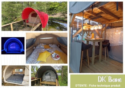 D'Tente DKbane 12m² INSOLITE - 1 bedroom + terrace (no TV & no sanitary facilities) — 8