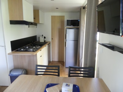 Mobilhome Cosy 29m² PREMIUM - 2 bedrooms + Covered Terrace + TV + Dishwasher + Air Conditioning — 3