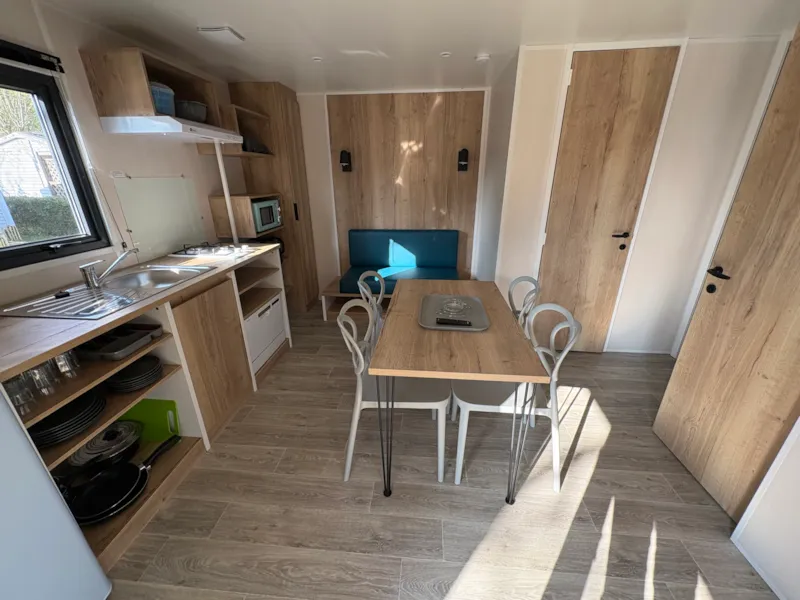 Mobil Home Palmy Premium 24,5M2 - 2 Chambres + Terrasse Couverte + Tv + Lv + Clim