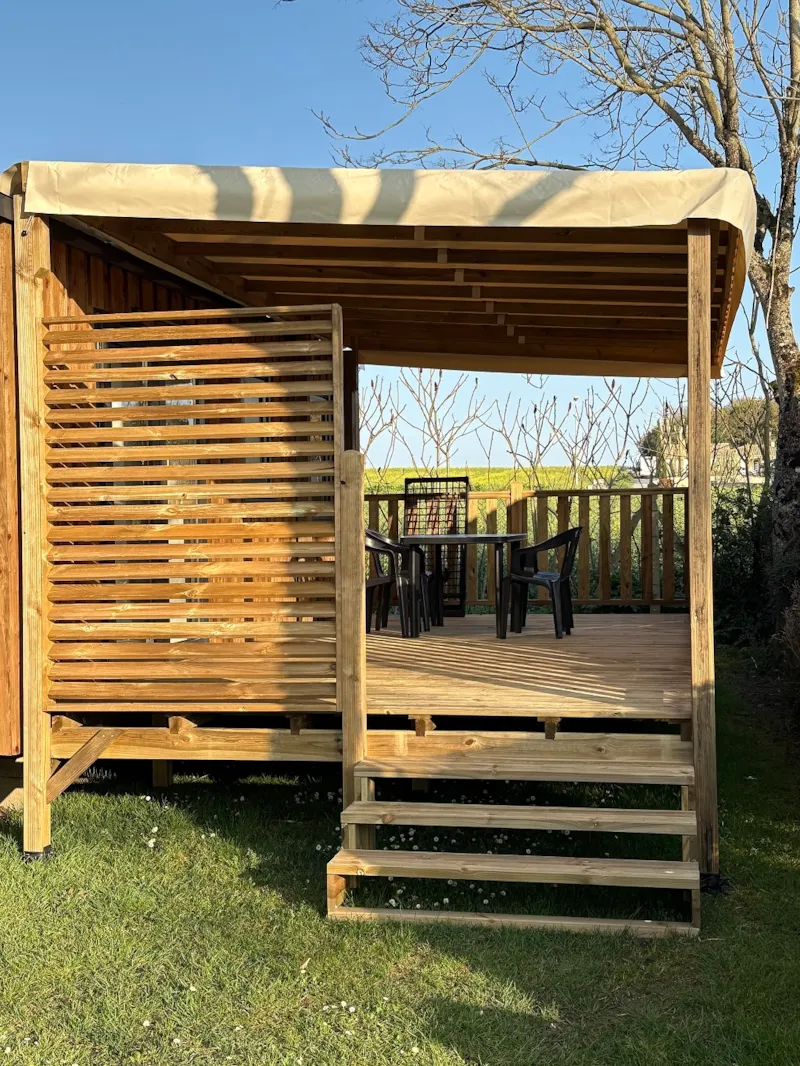 Mobil Home Palmy Premium 24,5M2 - 2 Chambres + Terrasse Couverte + Tv + Lv + Clim