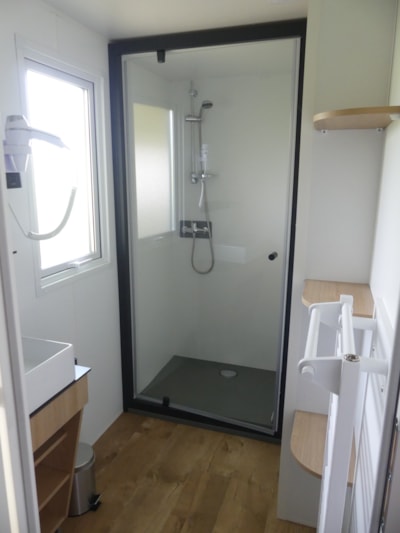 Mobilhome Cosy 29m² PREMIUM - 2 bedrooms + Covered Terrace + TV + Dishwasher + Air Conditioning — 7