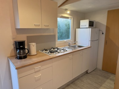Mobil-home Lucky  26m² COMFORT - 2 bedrooms + covered terrace + TV — 4