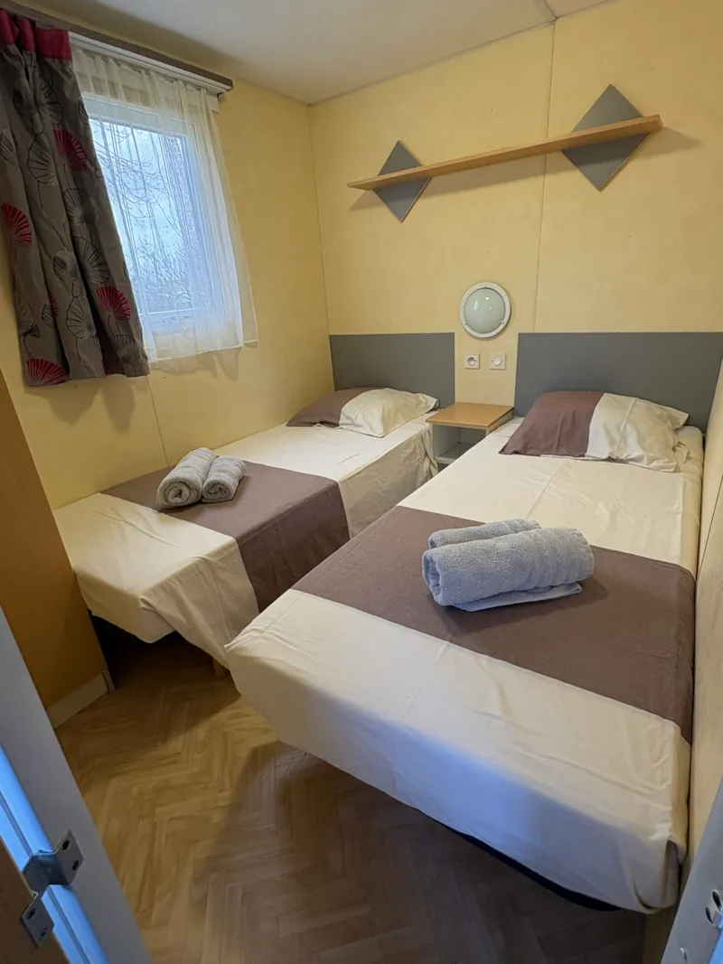 Mobilhome Lucky 26M² Confort - 2 Chambres + Terrasse Couverte + Tv