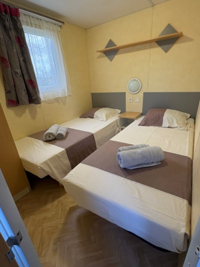 Mobil-home Lucky  26m² COMFORT - 2 bedrooms + covered terrace + TV — 7