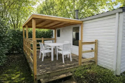 Mobilhome Lucky 26M² Confort - 2 Chambres + Terrasse Couverte + Tv