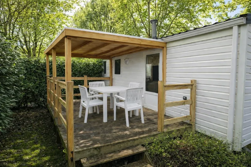 Mobilhome Lucky 26M² Confort - 2 Chambres + Terrasse Couverte + Tv