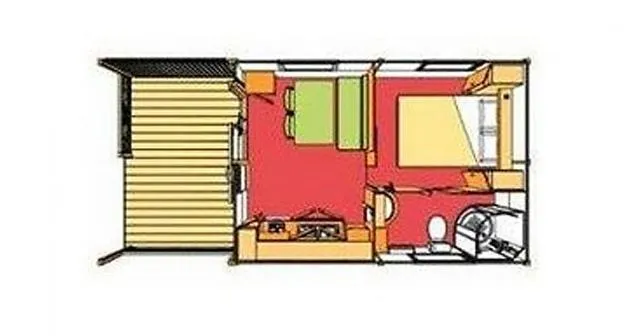 Bungalow Confort 1 Chambre