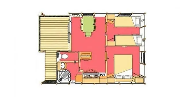 Bungalow Confort 2 Chambres