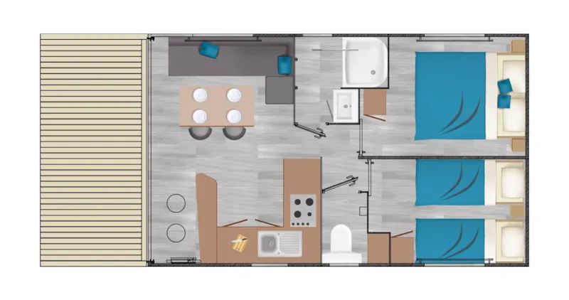 Bungalow Premium 2 Chambres