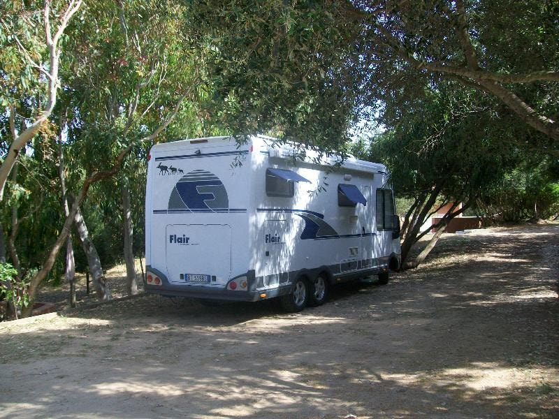 Stellplatz - Wohnwagen - Wohnmobil, mit zwei Personen