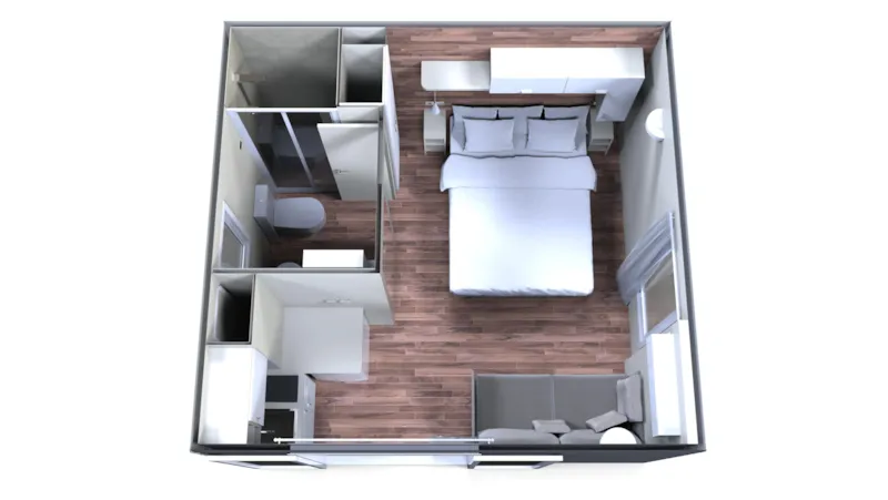 Mini Suite Aloe Avec Kitchenette Équipée