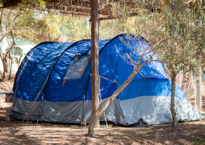 Pitch for large tent - tent over 16sqm — 2