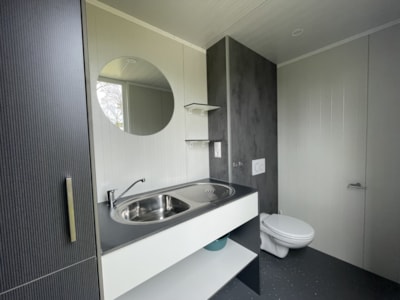 Camping pitch private sanitary luxe