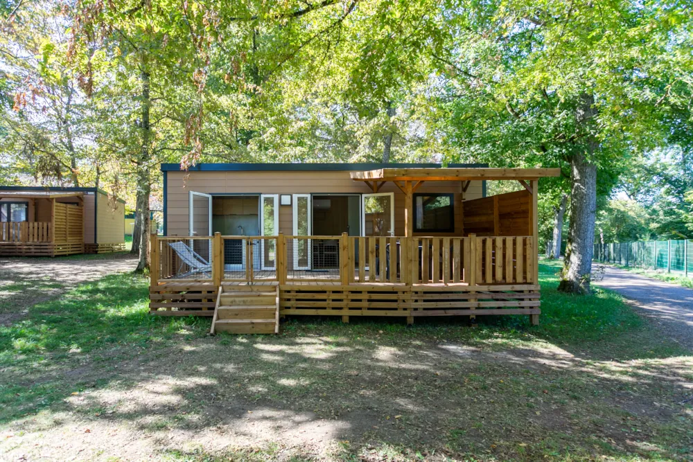 Accommodation - 3 Bedrooms Premium Mobile Home - Camping Bel Air Village Camping Le Brabois