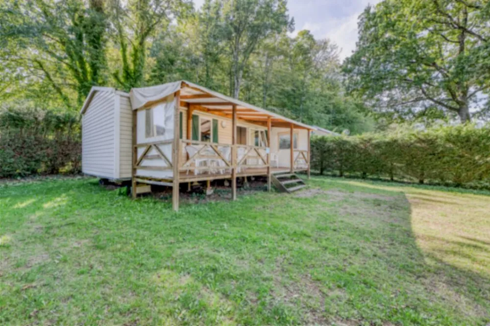 Accommodation - 2 Bedrooms Comfort Mobile Home - Camping Bel Air Village Camping Le Brabois