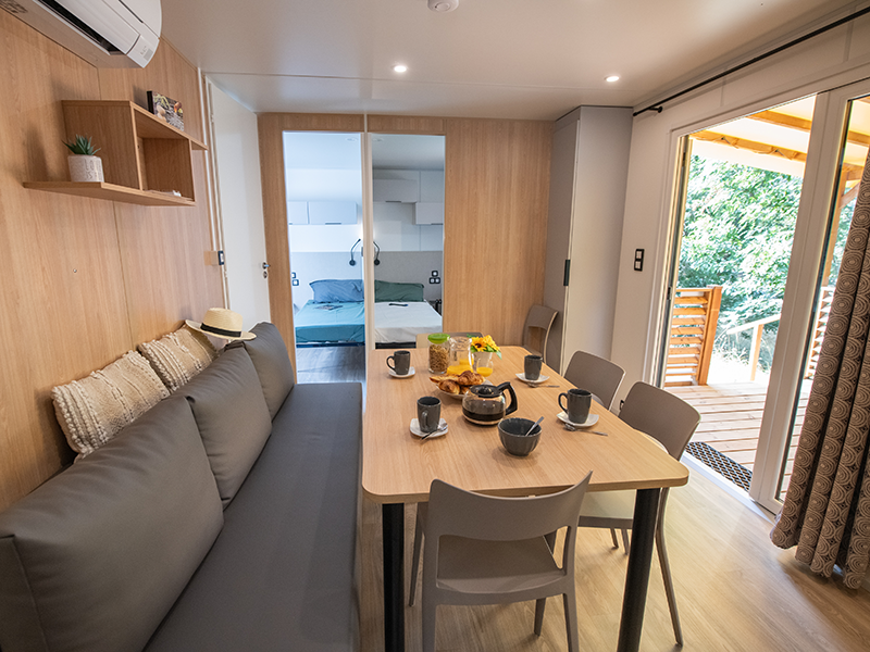 Mobil-home climatisé