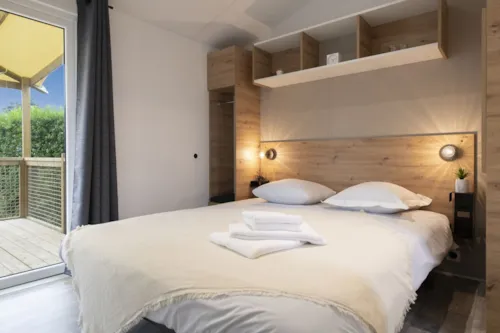 Location - Cottage Edelweiss 2 Chambres Premium - image n°5 - Camping Sandaya La Nublière