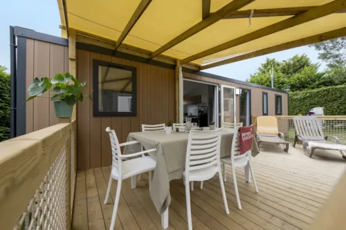Huuraccommodatie(s) - Cottage Edelweiss 3 Slaapkamers Premium - image n°2 - Camping Sandaya La Nublière