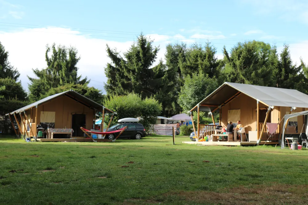 Mietunterkunft - Safari Tent 35 M² Ohne Sanitäranlagen - Au Clos de la Chaume Sites et Paysages
