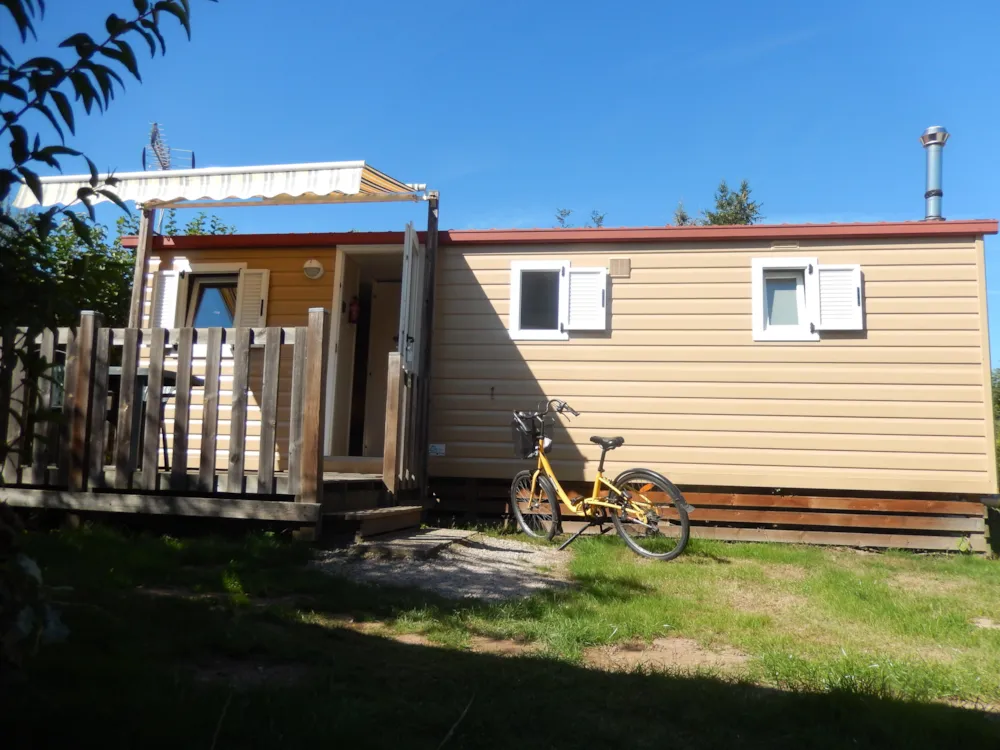 Mobil-home Sapin 24 m² avec terrasse bois