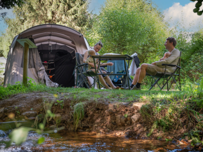 Pitch by the stream — 6