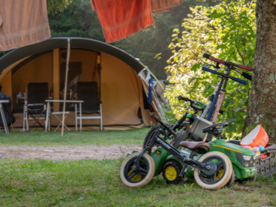 Special Pitch 100 m² (including Water and Drainage connection + Electricity hook-up 10 amps) — 2