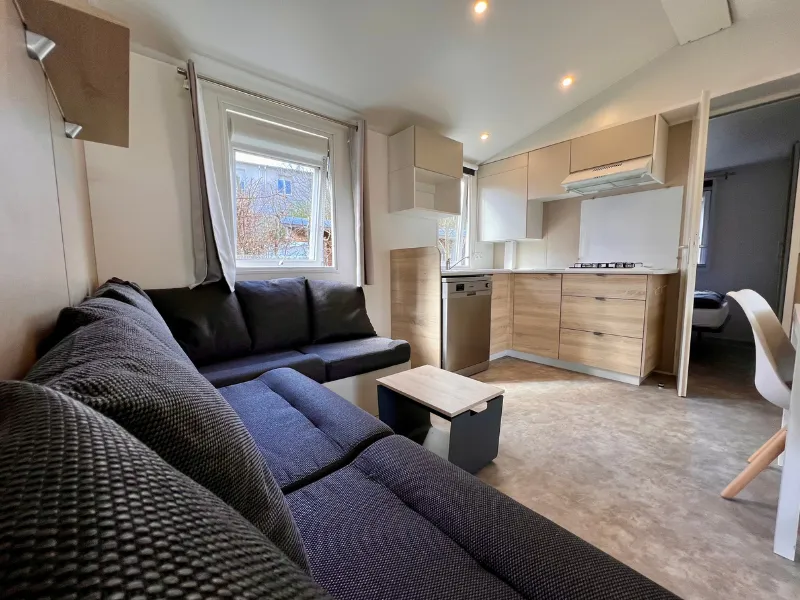 Bungalow Peuplier 28 M² Avec Terrasse Bois Semi-Couverte