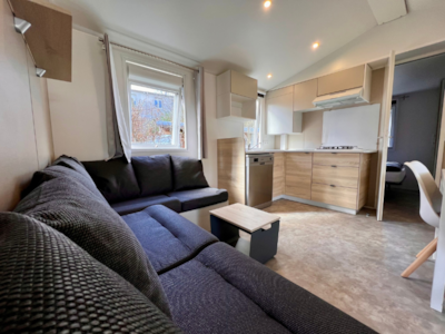 Bungalow Peuplier 28 m² with semi-covered wooden terrace — 5