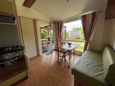 Bungalow 28m² with covered wooden terrace — 6