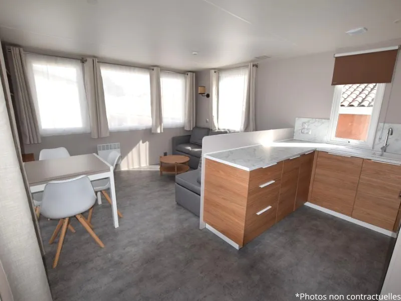 Bungalow Rêve D'été 40M² - Terrasse Bois Semi Couverte