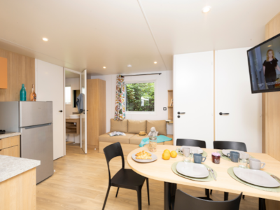 Bungalow Sapin - 32m²  with semi-covered wooden terrace — 3