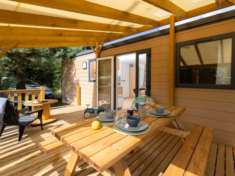 Bungalow Sapin - 32M² Avec Terrasse En Bois Semi-Couverte