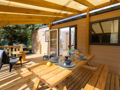 Bungalow Sapin - 32m²  with semi-covered wooden terrace — 1