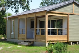 Huuraccommodatie(s) - Chalet Fregate - 3 Kamers + Terras, Televisie - Camping Les Pins