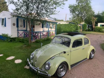 Mietunterkunft - Mobilheim Sixties (4,5,6) - - Camping Les Deux Pins