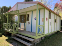 Accommodation - Mobil Home Vintage - - Camping Les Deux Pins