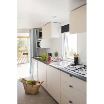 Mietunterkunft - Mobil-Home Loggia 22M² 4 Pers - Camping Surchauffant