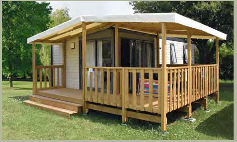 Panoramic Stacaravan - 2 slaapkamers -