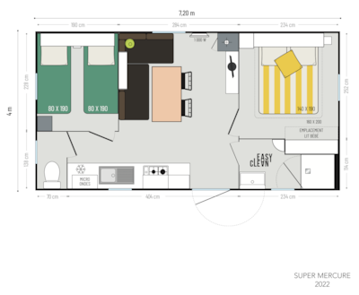 Mobile home exception pond view - 2 bedrooms — 9