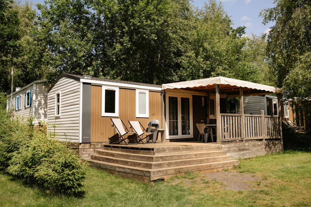 Location - Mobil-Home Premium - 3 Chambres - Flower Camping LA STENIOLE