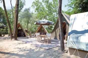 Mietunterkunft - Zelt The Wild - 46M² - Union Lido Camping Lodging Hotel