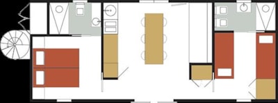 Speedy Villas - 40m²  2 bedrooms — 4