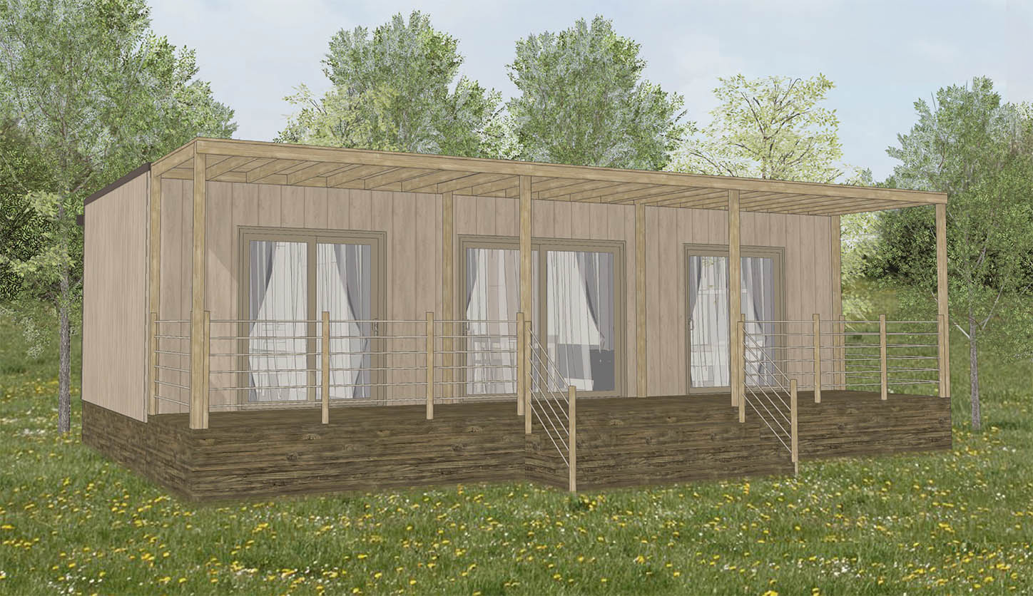 Camping Home Patio "New"- 43M² - 2 Camere Camping Home Patio "New"- 43M² - 2 Camere