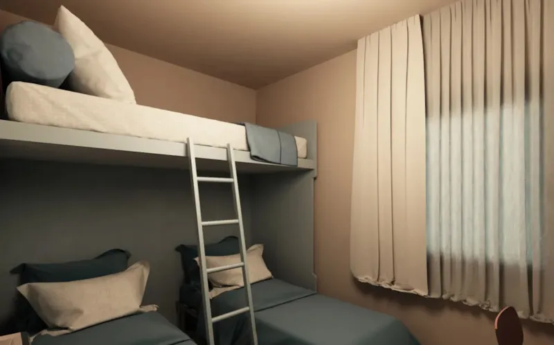 Mobil Home - Camping Home Roof - 42M² - 2 Chambres